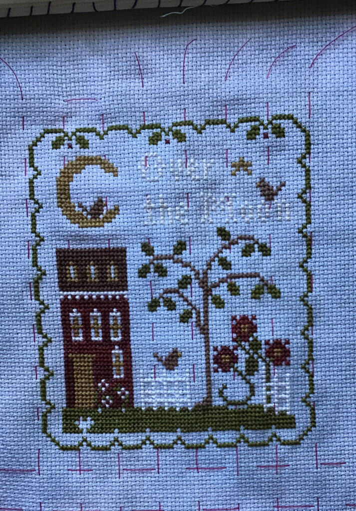 Over the Moon stitched.